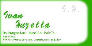 ivan huzella business card